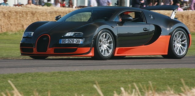 Carros mais velozes do mundo - Bugatti Veyron Super Sport