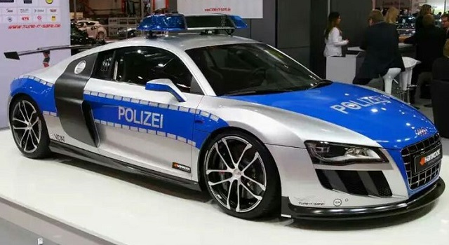 Top 10 carros de polícia mais caros do mundo - Audi R8 GTR