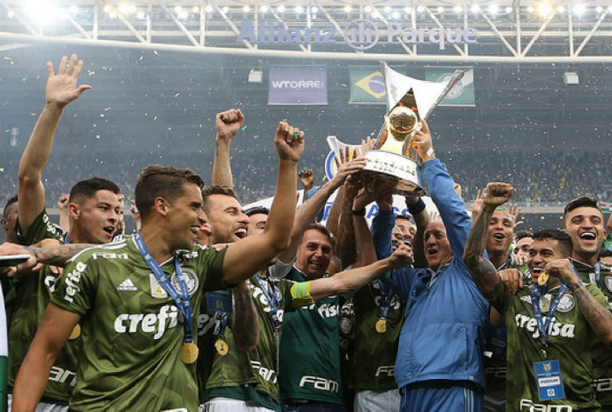 Top 10 times com mais títulos nacionais do Brasil - Palmeiras