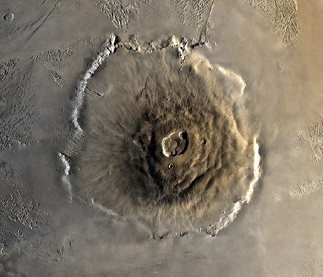 Maior vulcão do Sistema Solar fica em Marte 