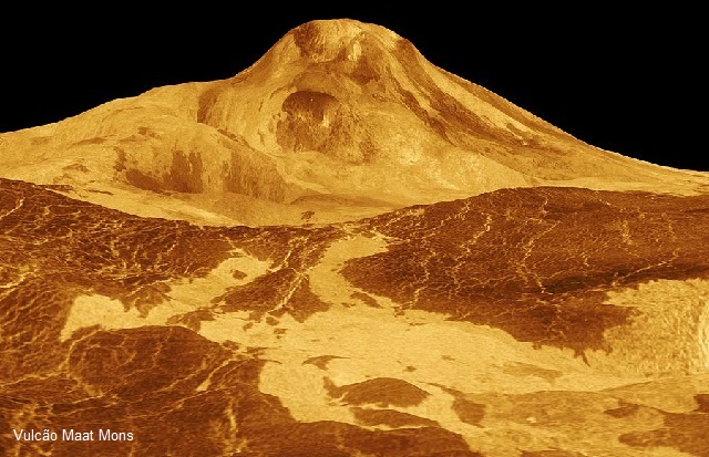 Existem mais de 1.600 vulcões observáveis em Vênus