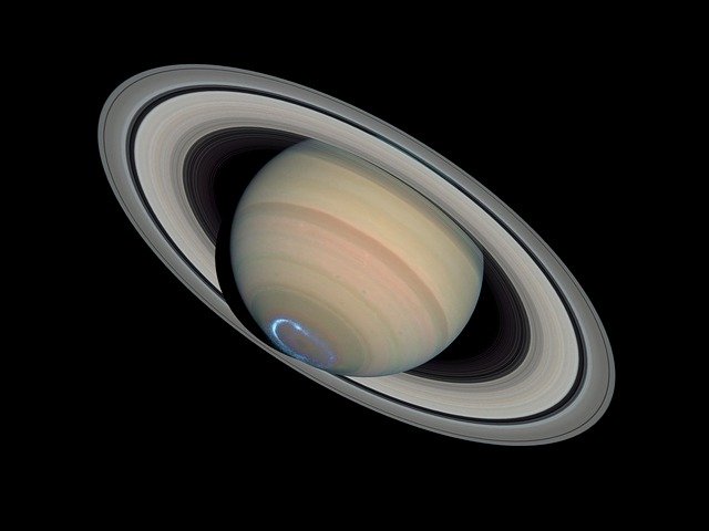 Já se conheciam os anéis de Saturno 