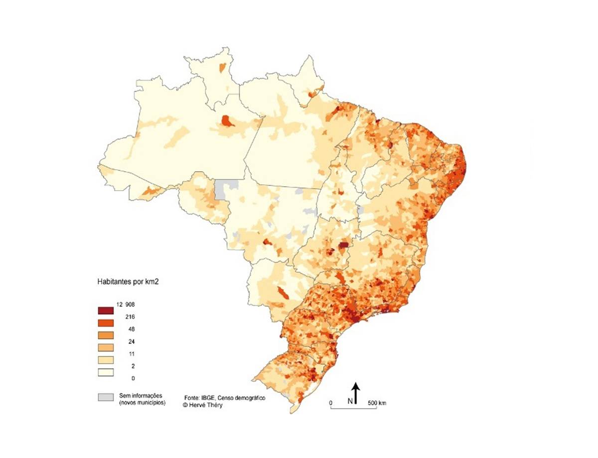 Top 10 maiores cidades do Brasil em população (Censo 2022)